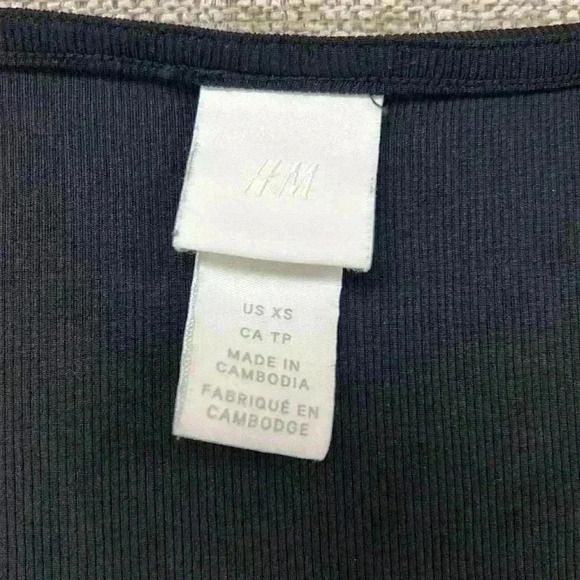 H&M Black Square Neck Bodysuit - Picture 4 of 5